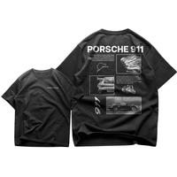 Porsche 911 Heritage Streetwear T-Shirt Elevate For Men and Women Casual Menswear Top Graphic