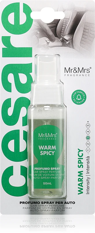 Mr & Mrs Fragrance Cesare Warm Spicy Car Air Freshener 50ml