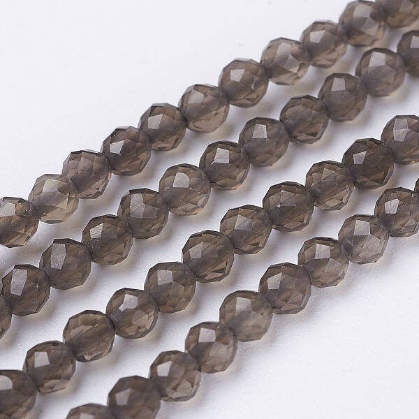 Natural Smoky Quartz Beads Strands
