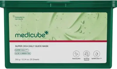 Medicube Super Cica Soothing Face Mask (Daily Quick) 30pcs