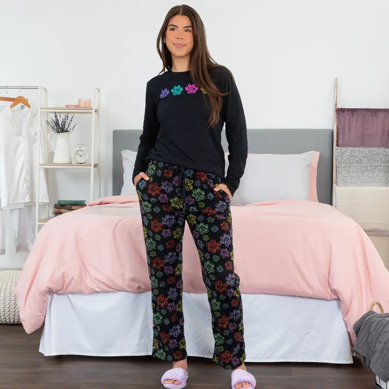 Rainbow Paws Pajama Set - Rainbow Paws - M