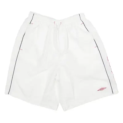 REEBOK Mesh Lined Mens Swimming Shorts White XL W28