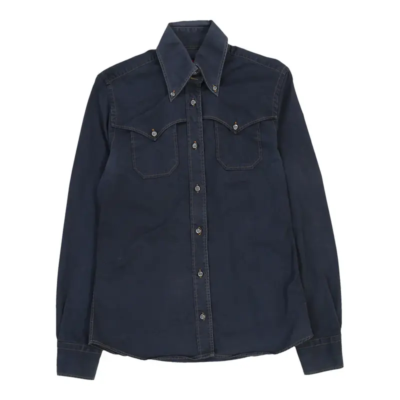 Dolce & Gabbana Denim Shirt - Small Navy Cotton | Size: small