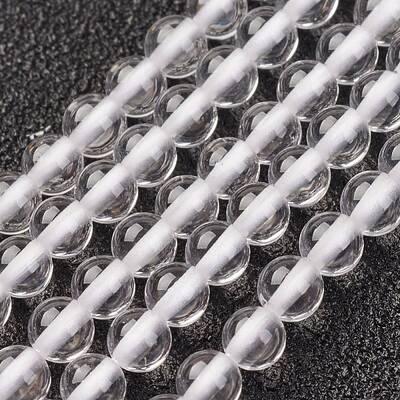 Natural Quartz Crystal Beads Strands