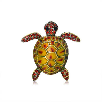 Antique Golden Alloy Brooches