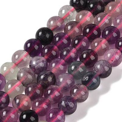 Natural Fluorite Beads Strands
