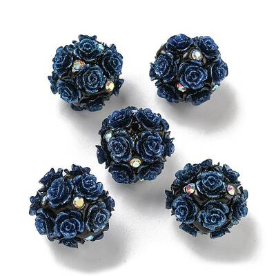 Acrylic Handmade Polymer Clay Rhinestone Beads