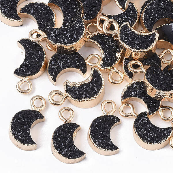 Druzy Resin Pendants