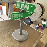 FAFO Street Sign MINI - 6\