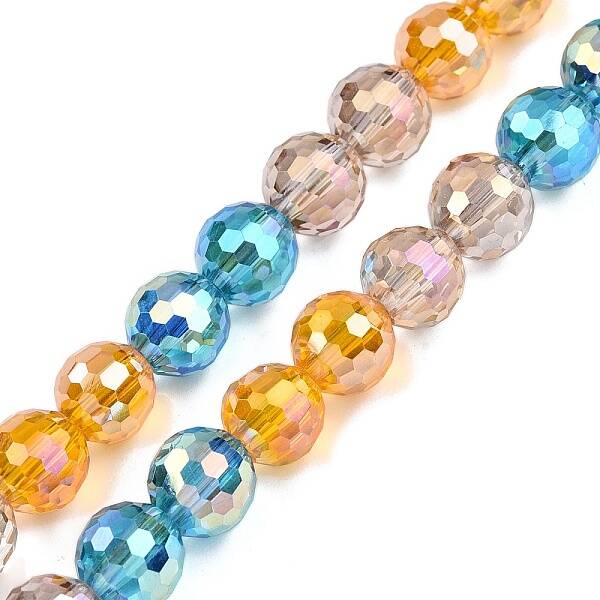 Transparent Glass Beads Strands