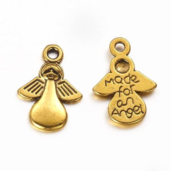 Tibetan Style Angel Alloy Pendants