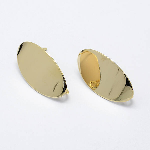 Brass Stud Earring Findings