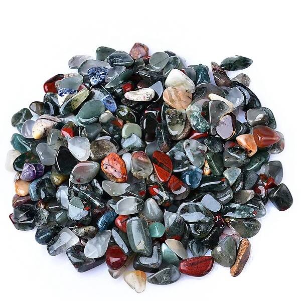 Natural Bloodstone Tumbled Chips