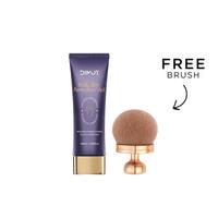 Dimot  Body Coverage Perfector 3.65oz + Large Buffer Brush – Flawless Full-Body Makeup, Conceals Scars, Spots, Veins, Tatto...