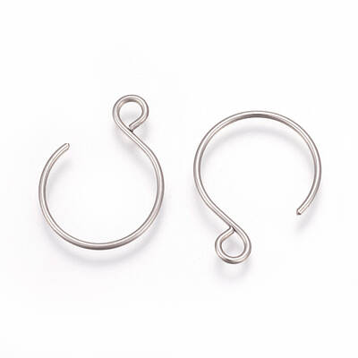 Tarnish Resistant 304 Stainless Steel Earring Hooks