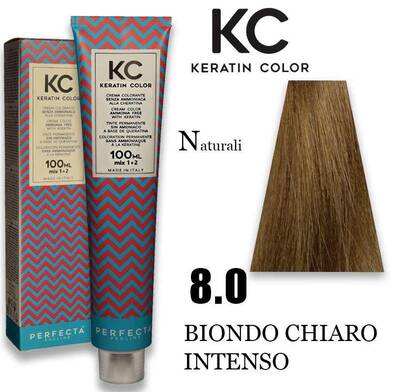 Crema Colorante Alla Cheratina Kc 100 Ml 8.0