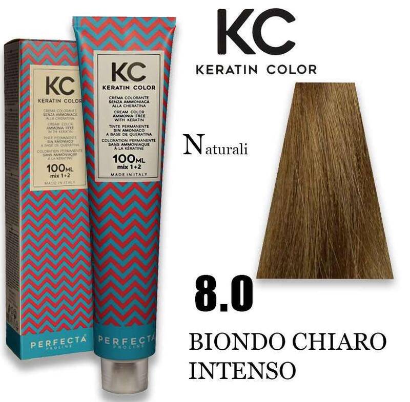 Kc keratin cream color 100ml 8.0