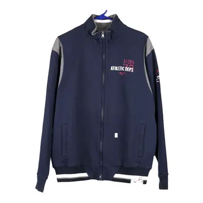 Arena Zip Up - Large Blue Cotton