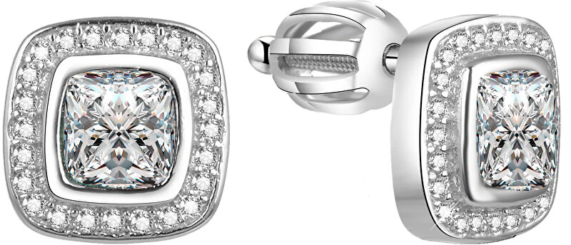 Beneto Silver earrings with zirconia TAGUP1604S