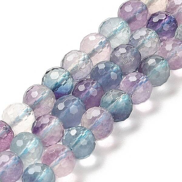 Natural Fluorite Beads Strands