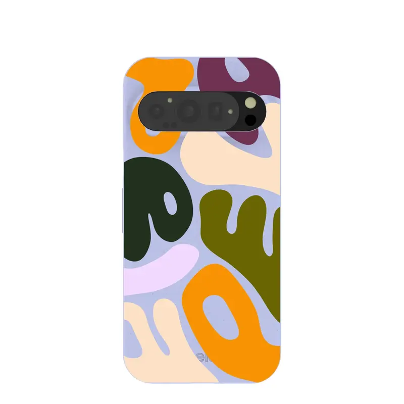 Lavender Alphabet Soup Google Pixel 9/9 Pro Case