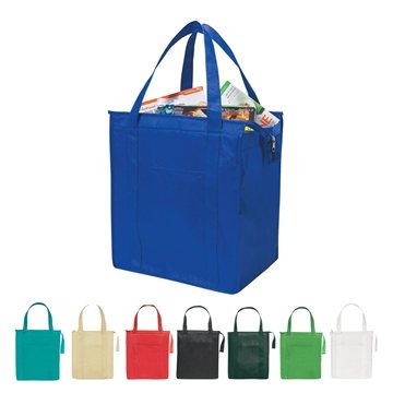 75 Customized Non-Woven Insulated Shopper Tote Bag - Temperature ...