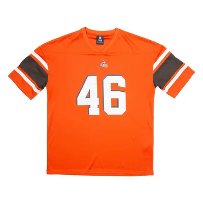 NFL 46 Cleveland Browns Mens Jersey Orange USA V-Neck XL