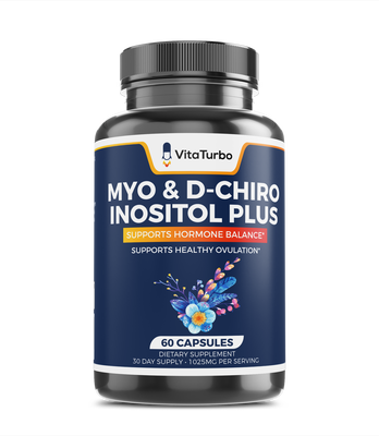 Myo & D-Chiro Inositol Plus - 60 Capsules - 1025mg Per Serving