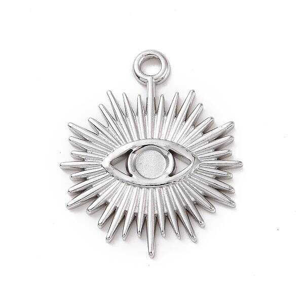 Tarnish Resistant 304 Stainless Steel Pendant Cabochon Settings