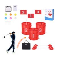 VEVOR Backyard Golf Game, 3 Hole Golf Course, Bucket Golf Game Practice Games, Golf Chipping Game for Family, Adults and Kids...
