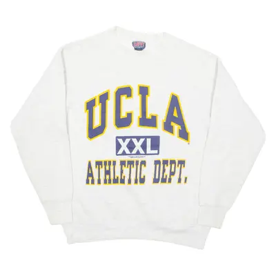 SAVVY University Of California Mens Sweatshirt Grey USA M