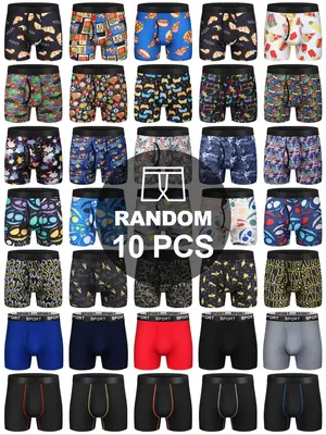 Men's Boxer Brief, Casual Comfy Breathable Underwear for Daily Wear, Boy's Underwear for All Seasons