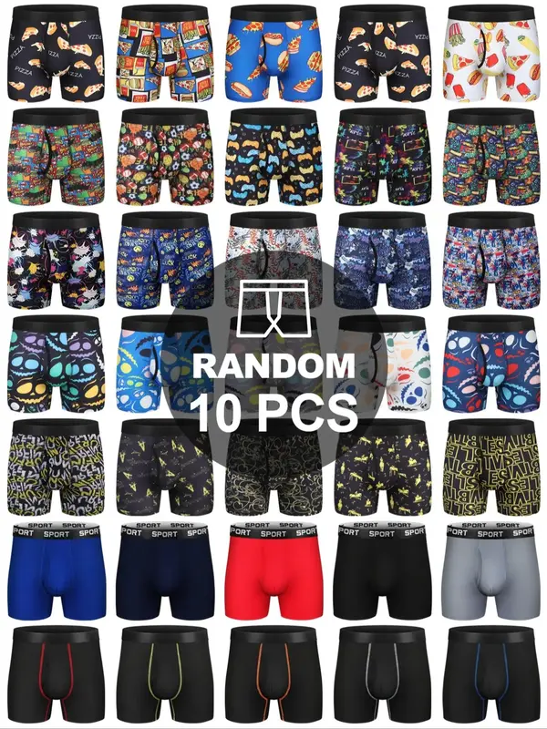 Men's Boxer Brief, Casual Comfy Breathable Underwear for Daily Wear, Boy's Underwear for All Seasons