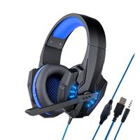 【Lightweight Design】Over-ear wired headset, HD sound, suitable for multi-platform gaming, with inline microphone 7.1 virt...