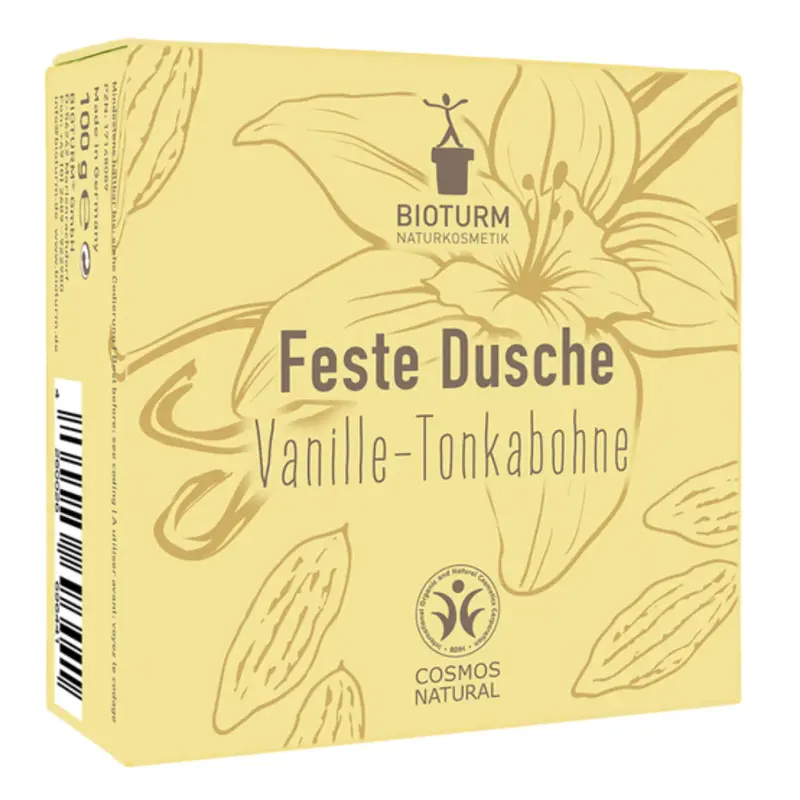 Bioturm Solid Shower Gel with Vanilla and Tonka Bean No.138 100 g