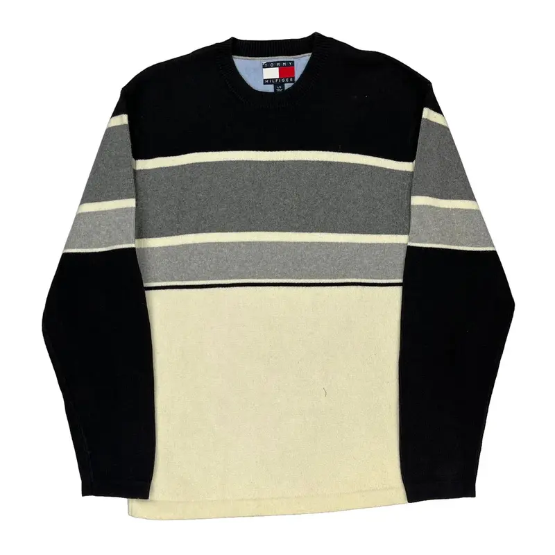 Tommy Hilfiger Jumper - Large Black Cotton
