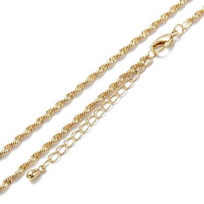 Brass Rope Chain Necklaces