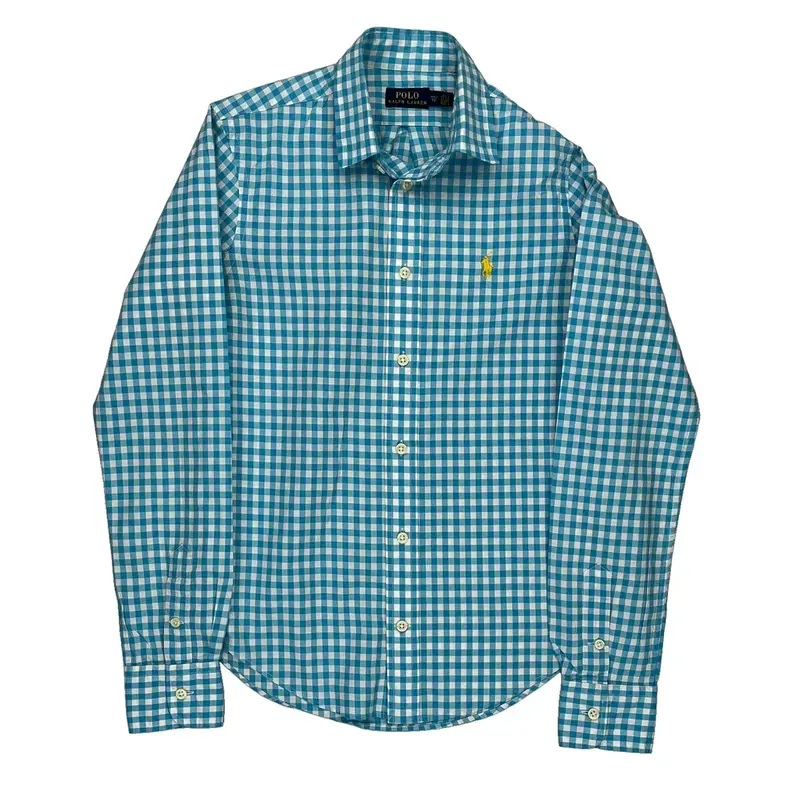 Ralph Lauren Checked Shirt - XS Blue Cotton