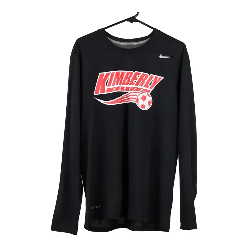 Kimberly Soccer Nike Sweatshirt - Medium Black Cotton