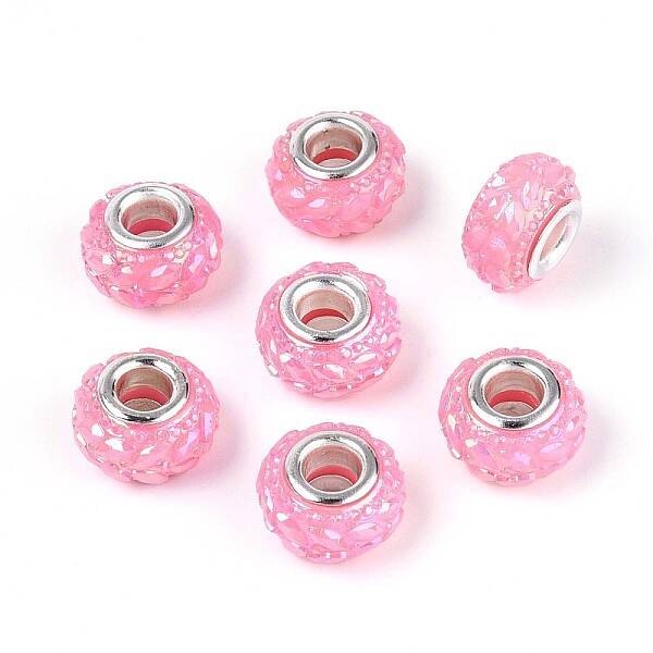 Opaque Resin European Beads