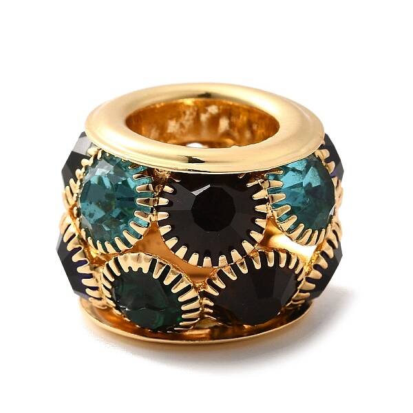 Rhinestone Brass Beads