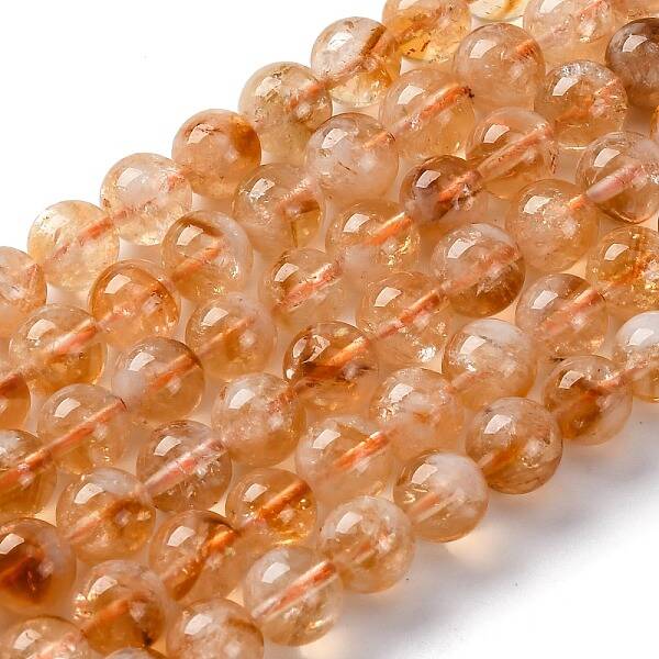Natural Citrine Bead Strands