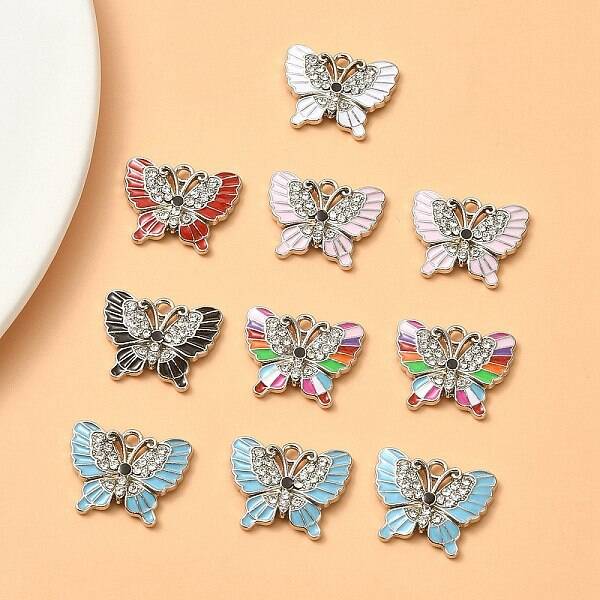 Alloy Enamel Pendants