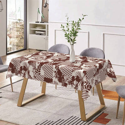 White Red Checkered Stripes Rectangle Tablecloth - Aperturee