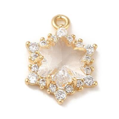 Brass with Cubic Zirconia Pendants