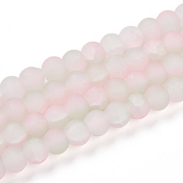 Crackle Glass Beads Strands