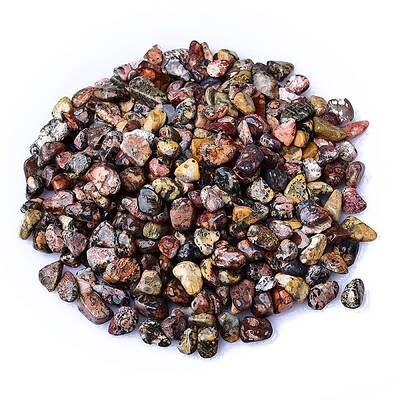 Natural Leopard Skin Jasper Tumbled Chips