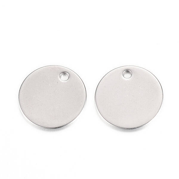 Non-Tarnish 304 Stainless Steel Stamping Blank Tag Pendants