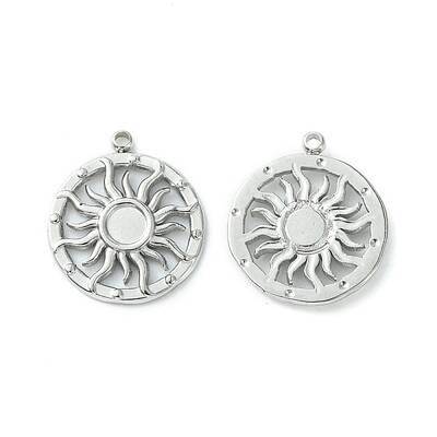 Non-Tarnish 304 Stainless Steel Pendant Cabochon Settings