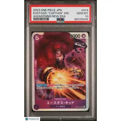 PSA One Piece Eustass Captain Kid #074 OP 05 Awakening of the New Era 10